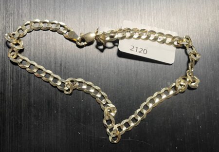 tobillera c/brillo 10k Size size10/4.7mm Weight 5.5gr