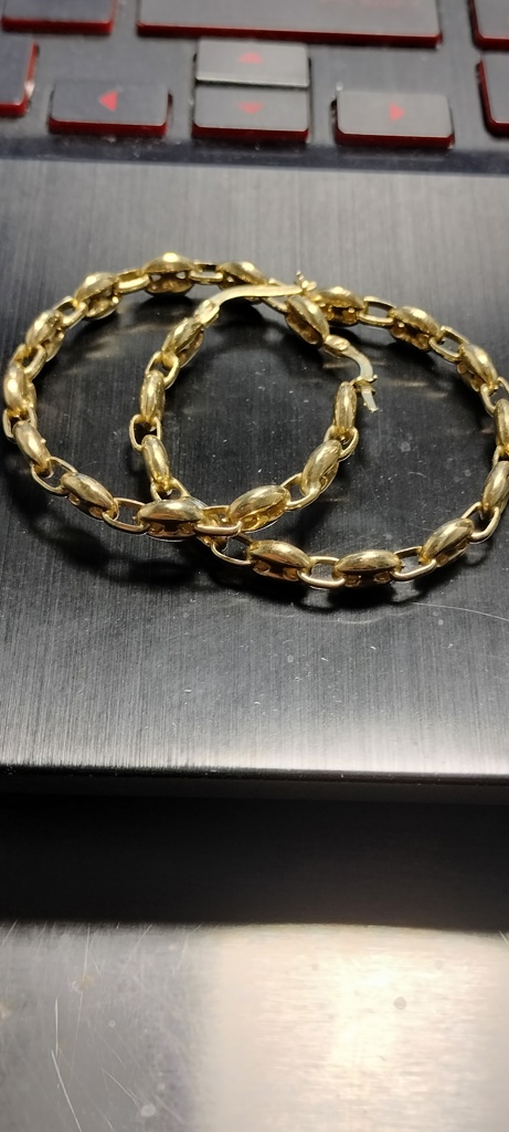 argolla Gucci 14k Size 31x5mm Weight 5.15gr