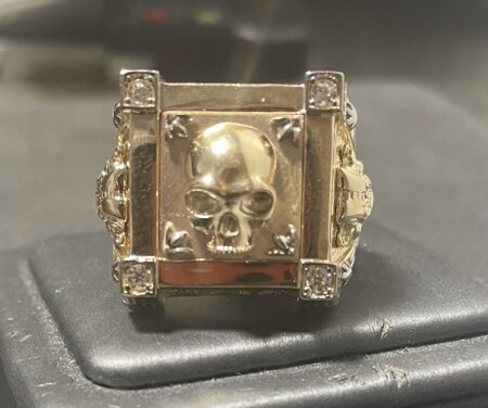 anillo cddo calavera 10k Size size 11 Weight 15.8gr