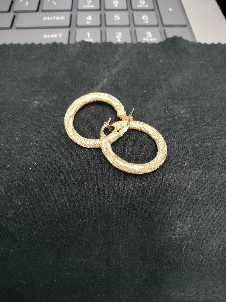 argolla argolla tub torsida 10k Size 22x4m Weight 2.35gr