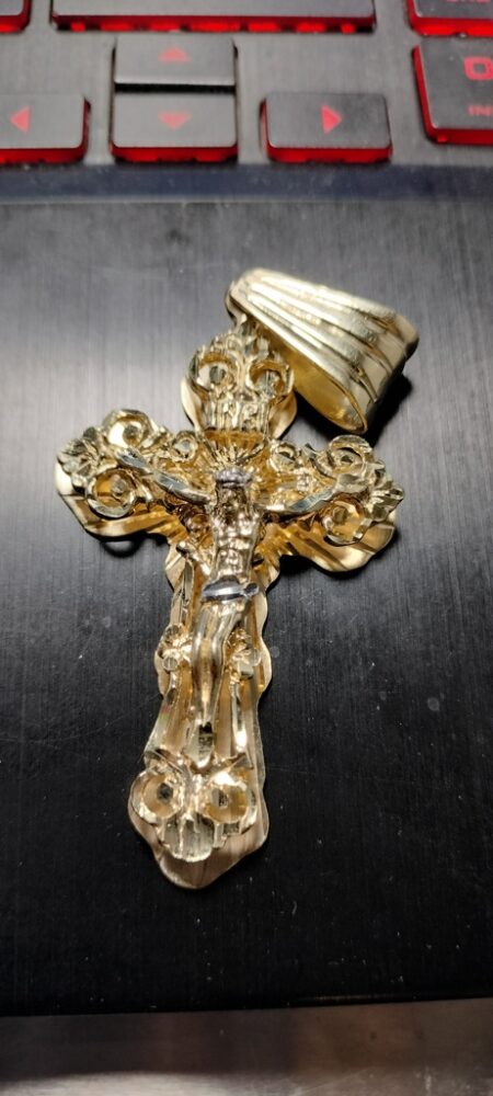 dije crucifijo c/cristo 10k Weight 17.1gr