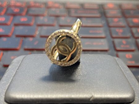 anillo aro CC c/zirc . 10k zirconia Size size7 Weight aro CC