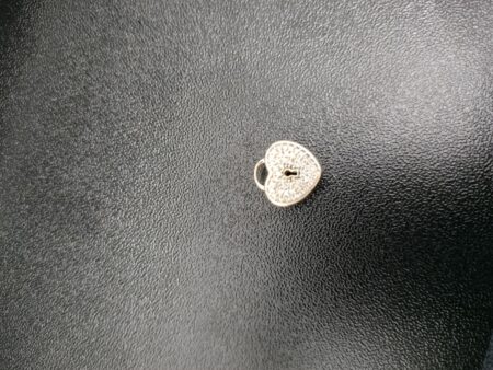 charm corazon c/zirc 14k zirc B Weight 2.65gr