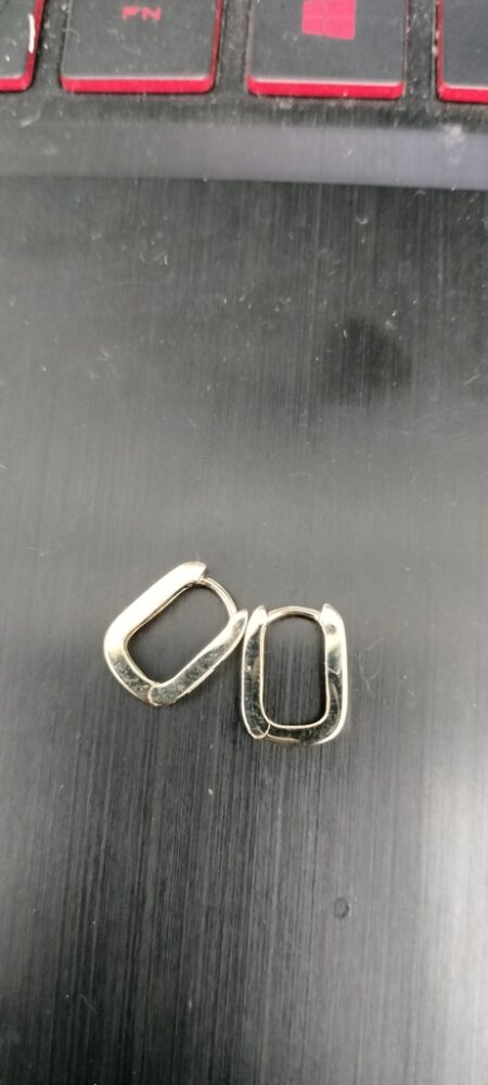 argolla tub. cdda lisa articulada 14k Size 11x8x2mm Weight 1.1gr
