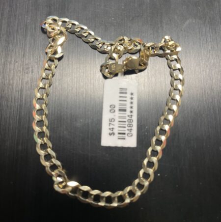 tobillera c/brillo 10k Size size10/4.7mm Weight 5.53gr