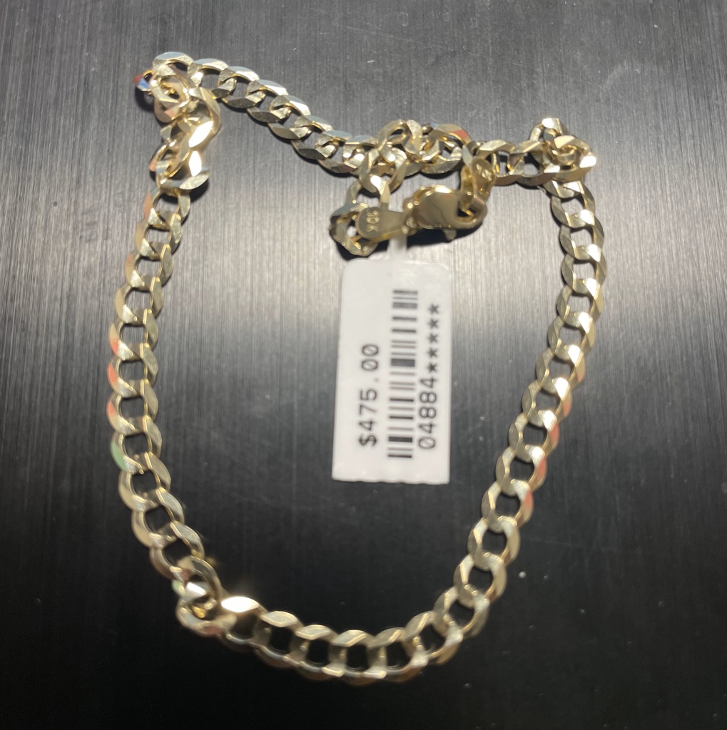 tobillera c/brillo 10k Size size10/4.7mm Weight 5.53gr