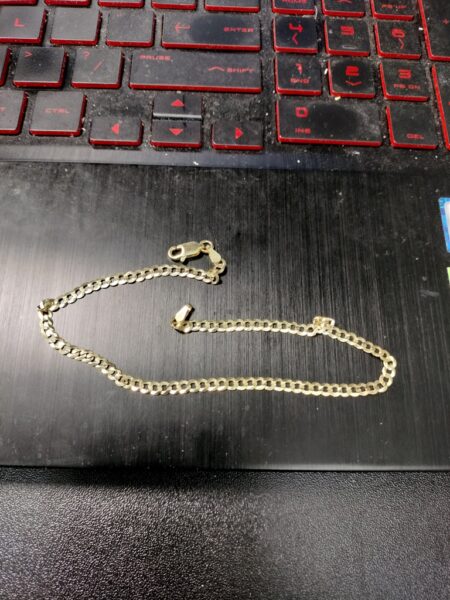 tobillera c/brillo 10k Size size10/3.2mm Weight 2.8gr