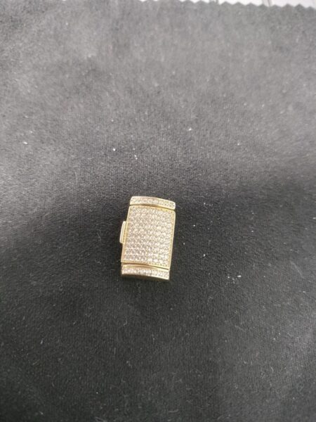 cierrre c/zirc cierre cadena c/zirc 10k zirc B Weight 3.55gr