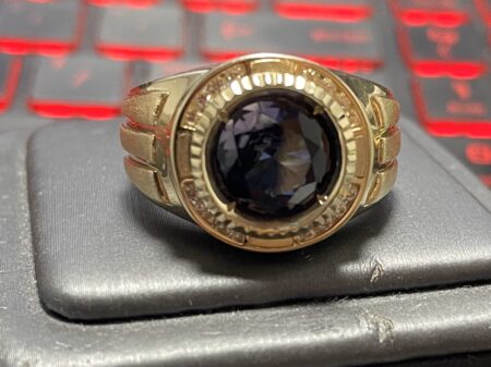 anillo piedra 10k zirconia Size size12 Weight 11.25gr
