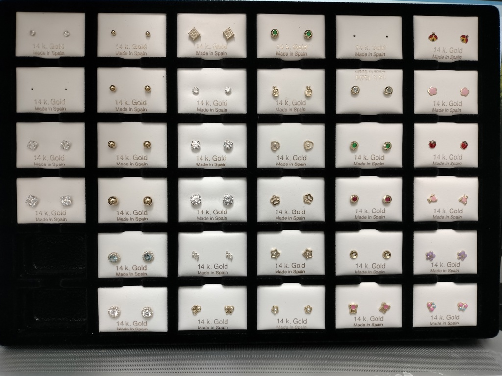 arete dormilona 14k Weight sp11-4mm