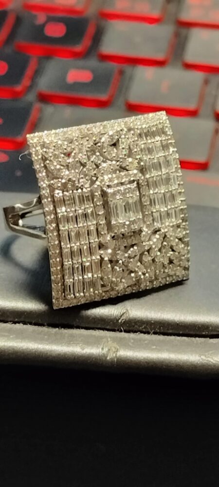 anillo Diam cddo c/diam. 14k diamante Size size6 Weight 9.7gr
