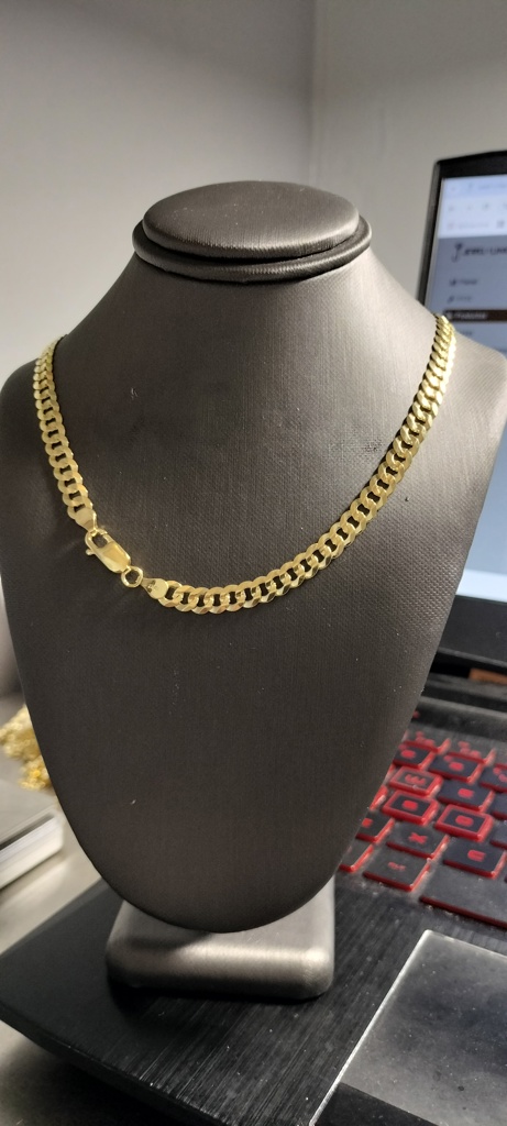 cadena c/brillo 10k Size size18/6mm Weight 13.15gr