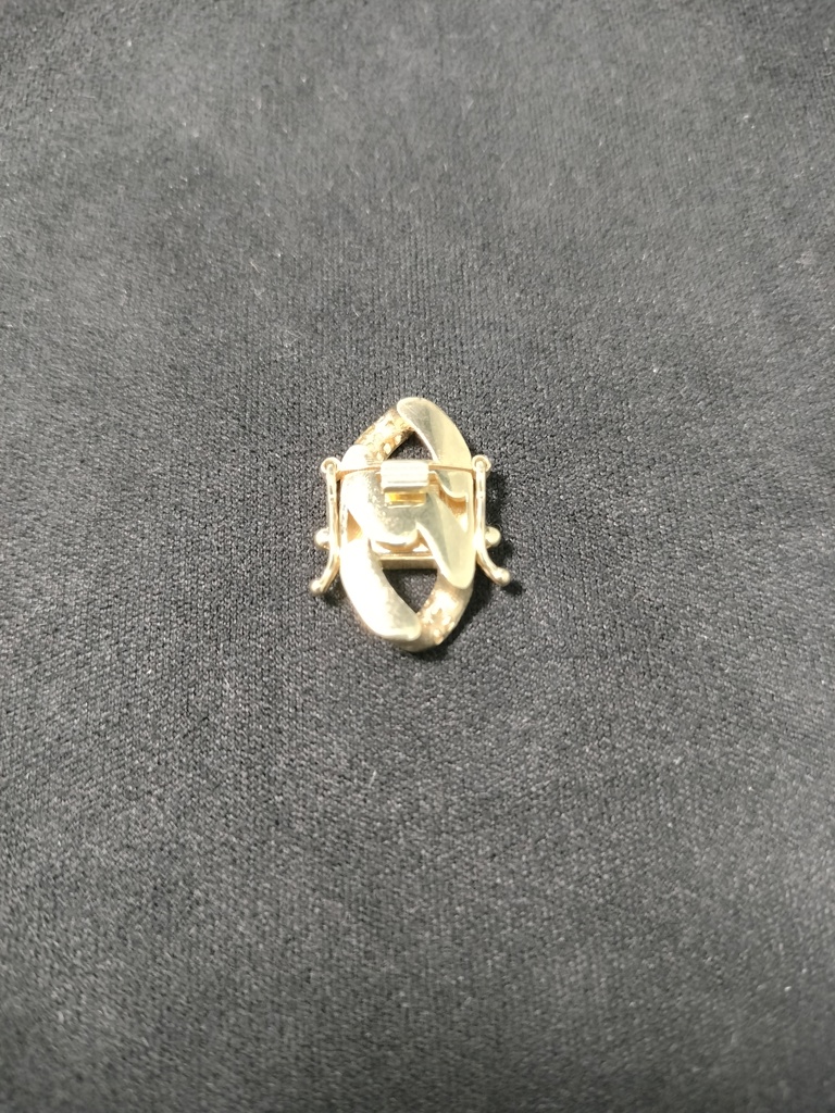 cierre c/8 liso cierre liso semisolido c/8 14k Weight 2.9gr