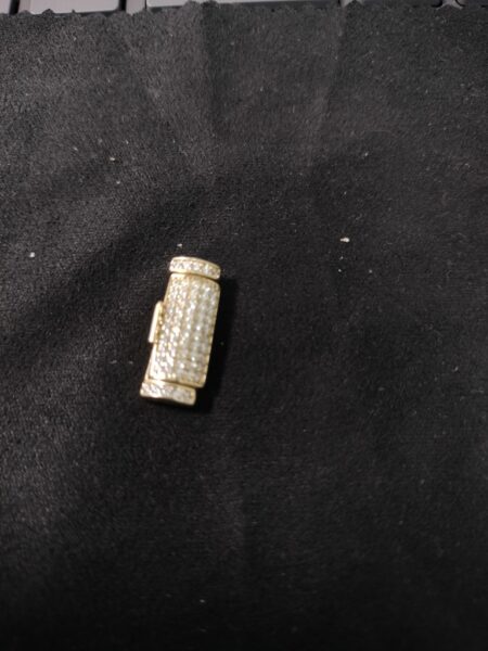 cierrre c/zirc cierre cadena c/zirc 10k zirc B Weight 2.25gr