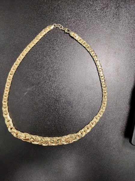 Gargantilla bztna 14k Size sz 17.5/7-11mm Weight 20.4gr