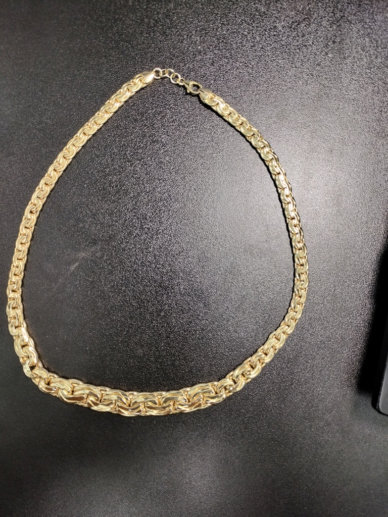 Gargantilla bztna 14k Size sz 17.5/7-11mm Weight 20.4gr