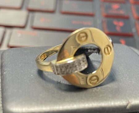 anillo kter 10k zirconia Size size7 Weight 2.5gr