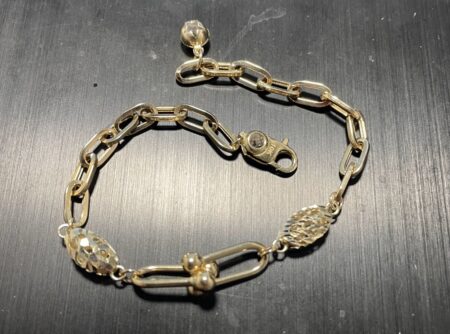 manilla ppclip tiffany 10k zirconia Size size7/4.4mm Weight 4.6gr