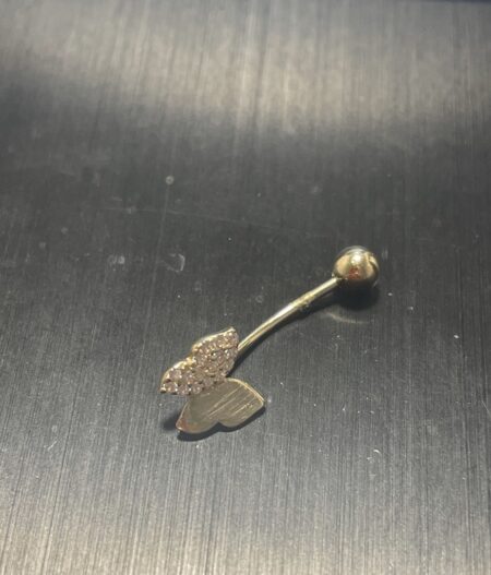 piercing mariposa 14k zirc B Weight 0.9gr