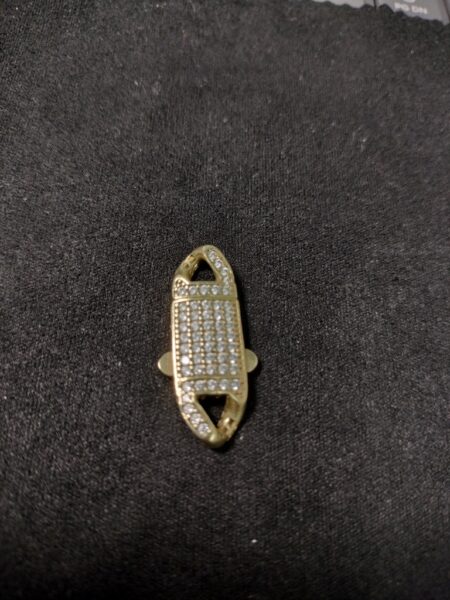 cierrre c/zirc cierre cadena c/zirc 10k zirc B Weight 3.25gr