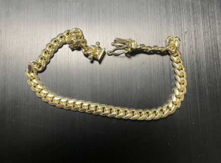 manilla cubana italy 14k Size size7/5mm Weight 15.5gr