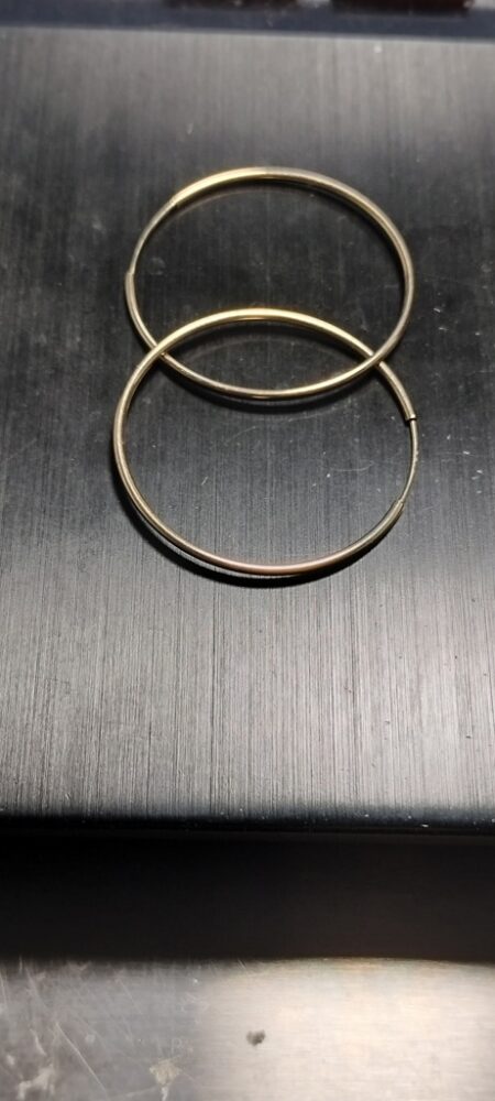 argolla tub. lisa hilo 14k Size 27x1mm Weight 0.5gr