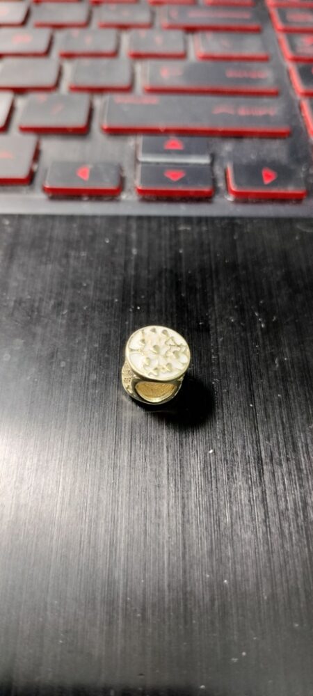 charms rddo c/ename zirc 14k zirc B ename B Weight 1.9gr