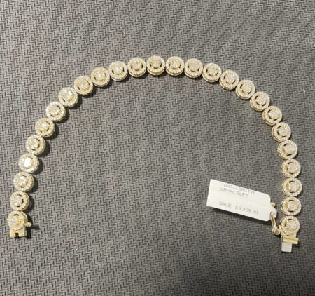 manilla Diam. esl.rddo 10k diamante Size size7/6.7mm Weight 2.38ctw