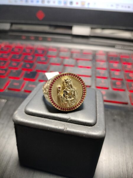 anillo 10k zirc R Size size13 Weight 6.85gr