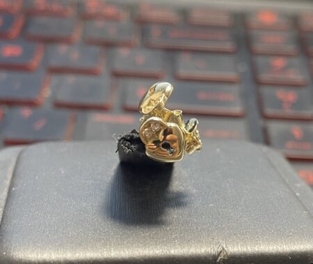 arete corazon candado 10k zirconia Weight coraz. candado