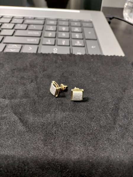 arete Diam. cddo c/diamante 10k diamantes Weight 2.3gr