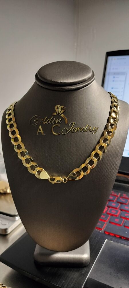 cadena c/brillo 14k Size size24/9.5mm Weight 47.7gr