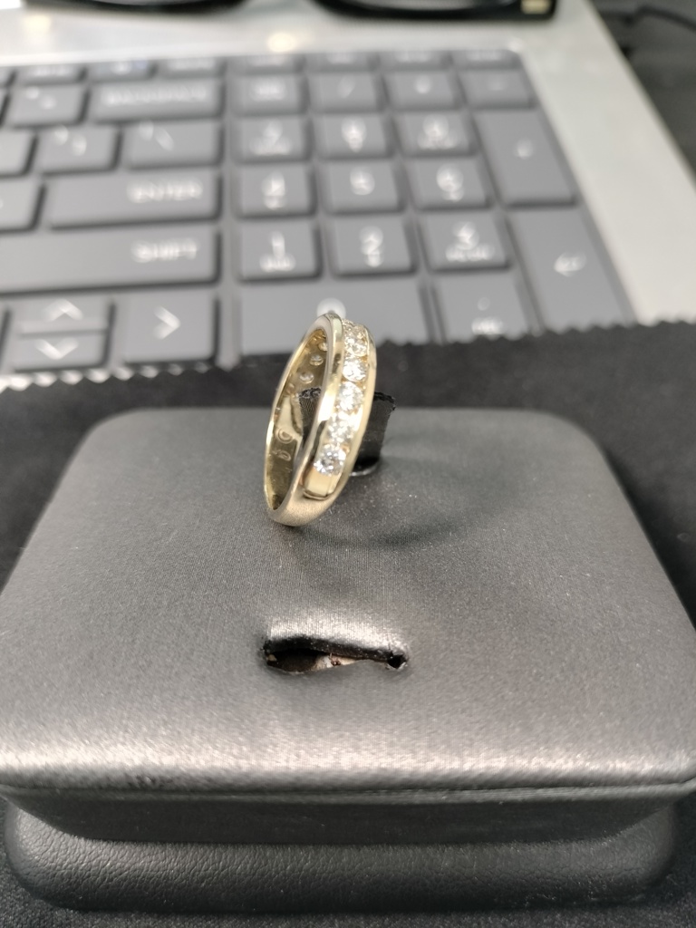 anillo Diam anillo compromiso c/diam 14k diamante Size size8 Weight 3.9gr