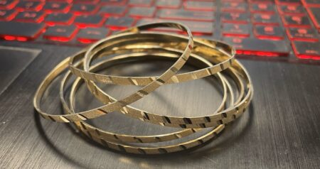 semanario c/muescas 10k Size size7.75/2.6mm Weight 33.2gr