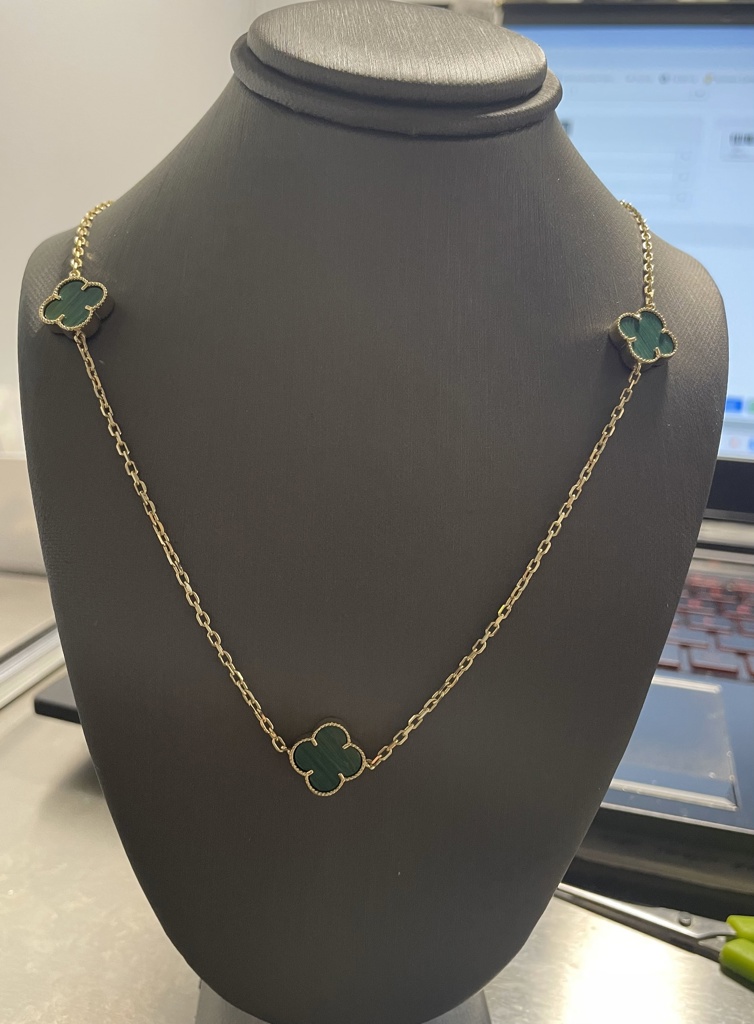 cadena 14k onyx Size size18/15mm Weight 6.2gr