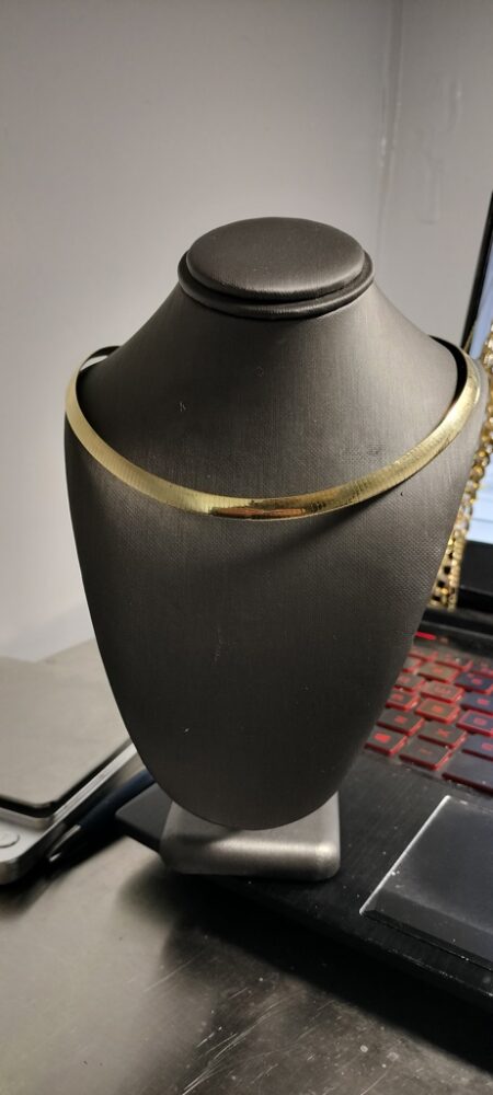 Gargantilla omega 14k Size size17.5/6mm Weight 21.45gr