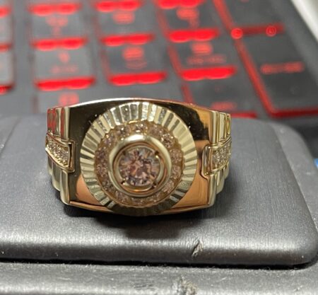 anillo 10k zirc B Size size11 Weight 11.15gr