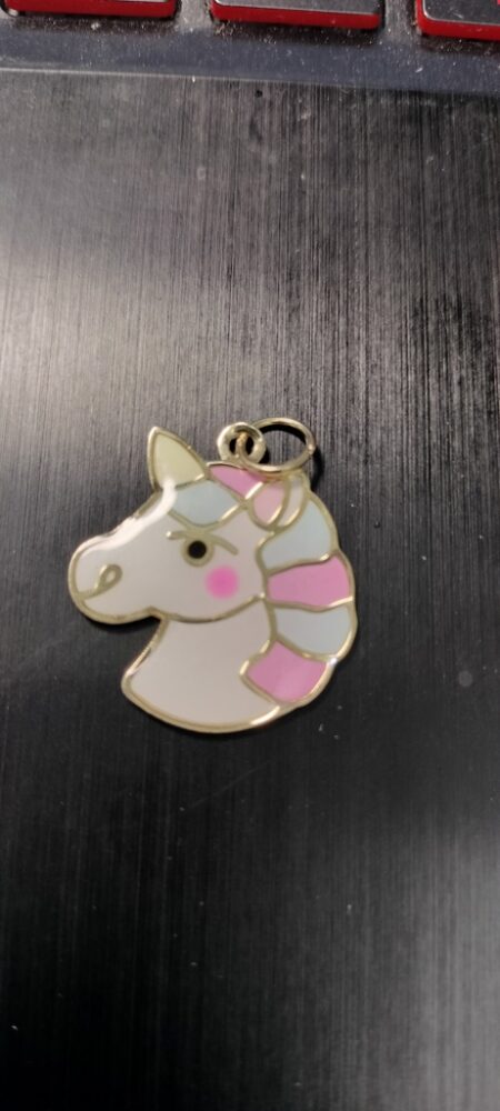 dije unicornio 10k enameBRA Weight 0.7gr