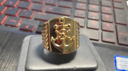 anillo esc. ancla 10k Size size10 Weight 11.9gr