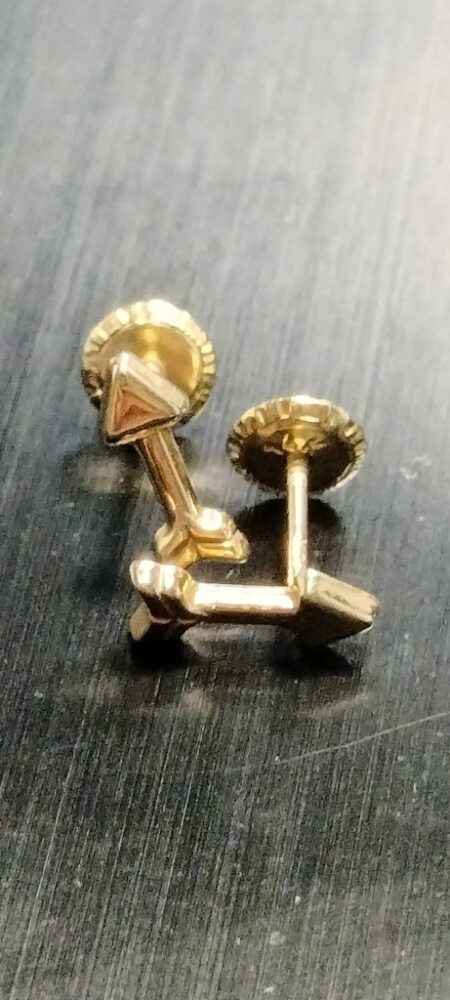 arete flecha 14k Weight 0.4gr