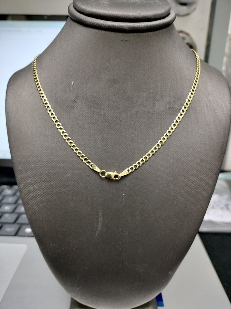 cadena c/brillo 14k Size size18/2mm Weight 2.8gr