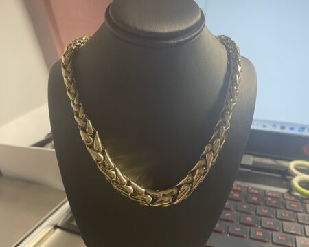 Gargantilla bztna 14k Size size18/9mm Weight 27.3gr