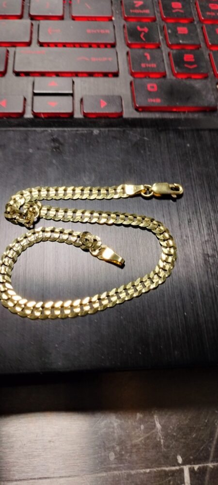 tobillera c/brillo 10k Size size10/4.8mm Weight 5.6gr