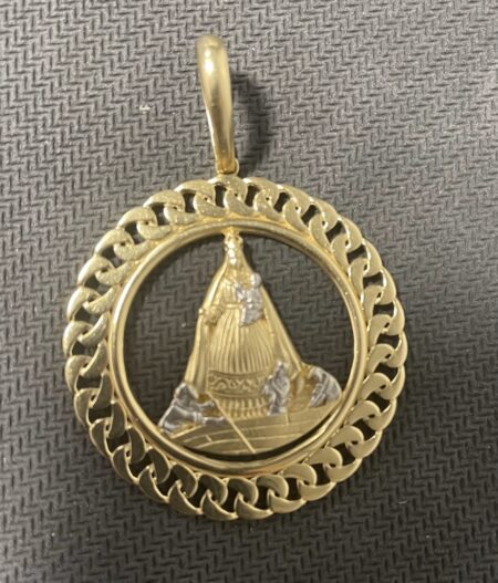 cadena silver aro V.c.cobre 14k Weight 9.1gr