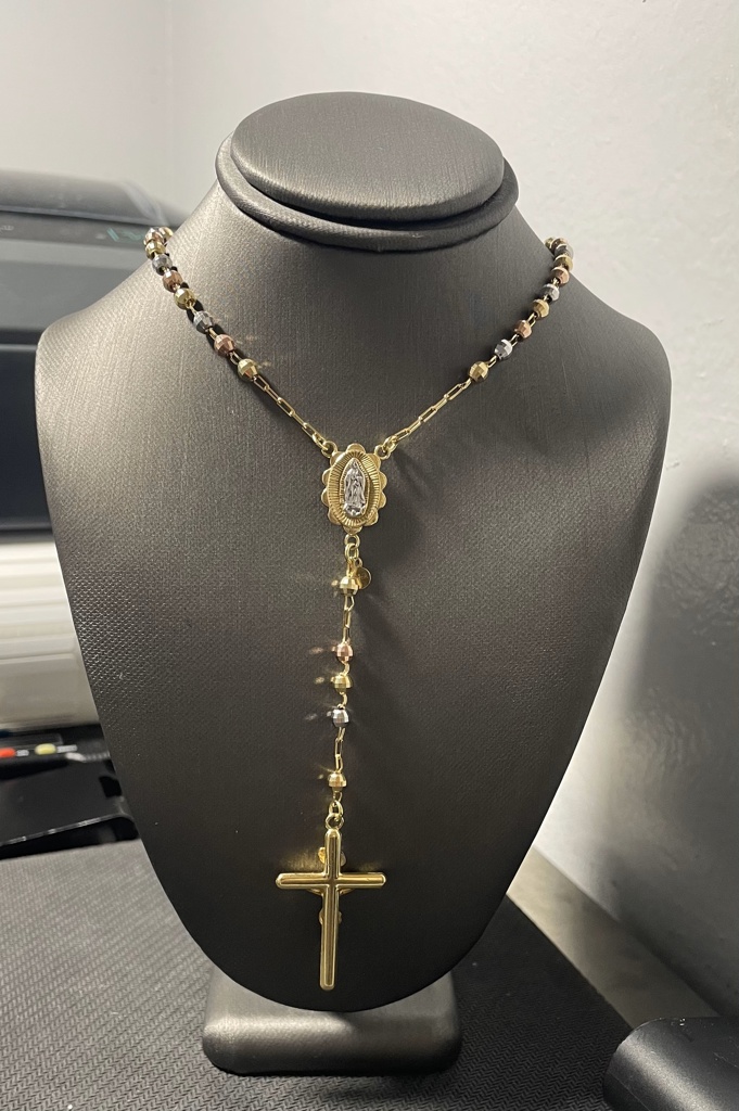 rosario rosario 14k Size size24/3.8mm Weight 11.9gr