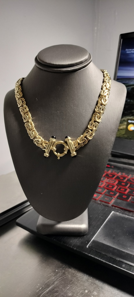 Gargantilla bztna 10k Size size18.5/9mm Weight 25.25gr