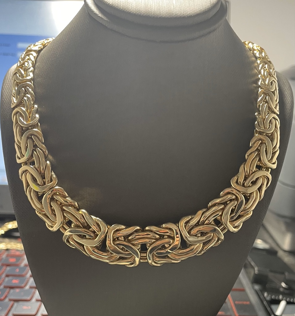 Gargantilla bztna 10k Size size18/10-18mm Weight 48.3gr