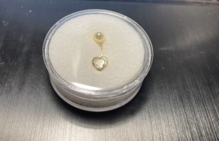 piercing piercing ombligo 14k zirc B Weight ombligo