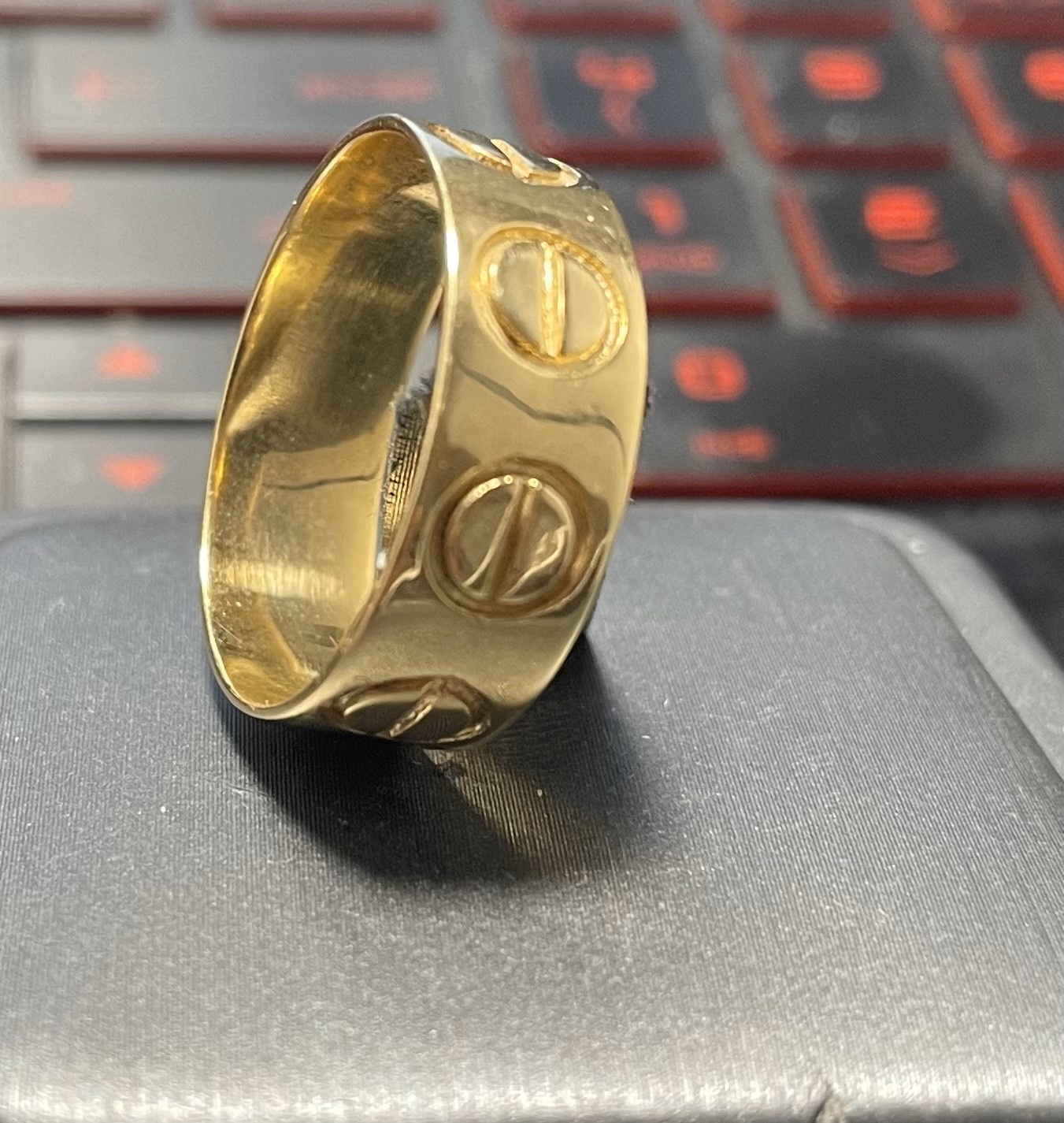 anillo alianza kter 10k Size size11/7.7mm Weight 4.5gr