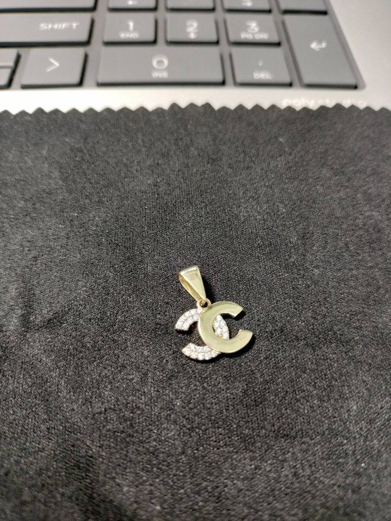 dije CC c/zirc 14k zirc B Weight 0.9gr